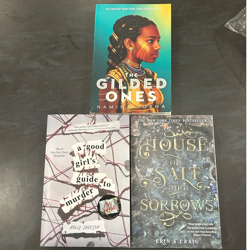 YA Book Bundle The Gilded Ones Good Girls Guide to Murder House of Salt Sorrows - Picture 2 of 3